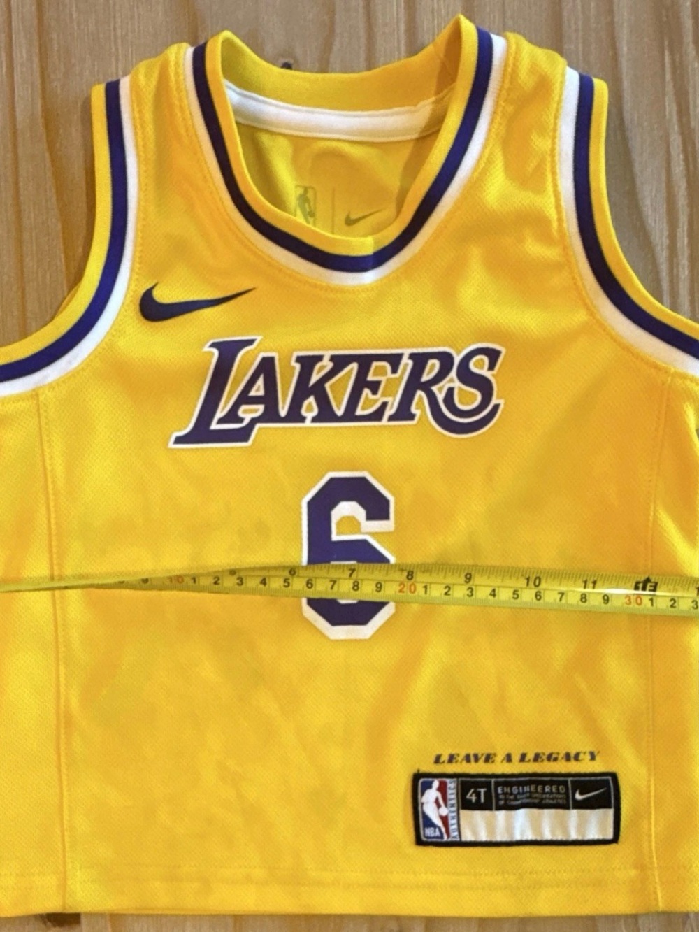 Nba Los Angeles Lakers #6Lebronjamesjerseytoddler4T - Picture 7 of 12